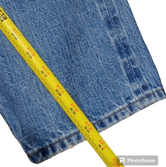 Point Sur Women’s Distressed Straight Leg High Rise Blue Casual Denim Sz 31 - Picture 8 of 10